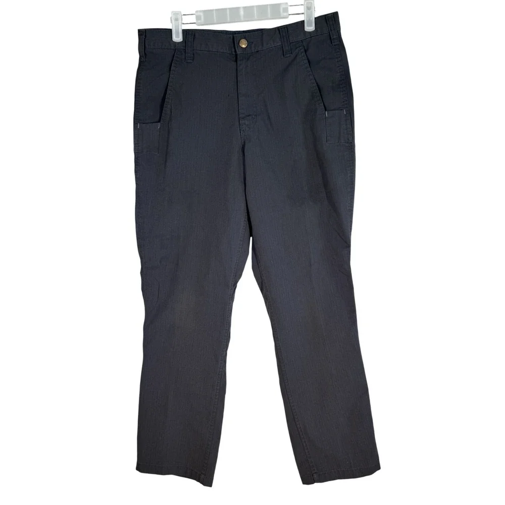 Carhartt Pants Mens 31x29 Gray Relaxed Fit Ripstop Utility Workwear Durable